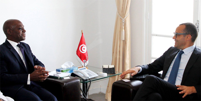 Entretien entre Yassine Brahim et le vice-président de la BAD