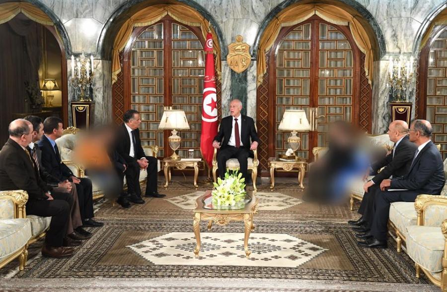 Kais Saied reçoit des enfants orphelins de combattants tunisiens au sein de Daech