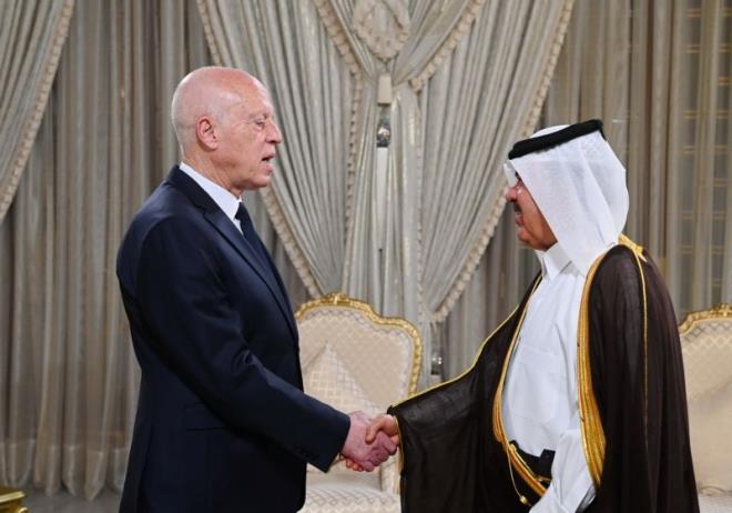L’ambassadeur du Qatar à Tunis fait ses adieux au président de la République
