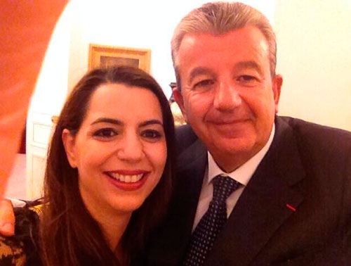 Amel Karboul et Tarek Ben Ammar en conférence