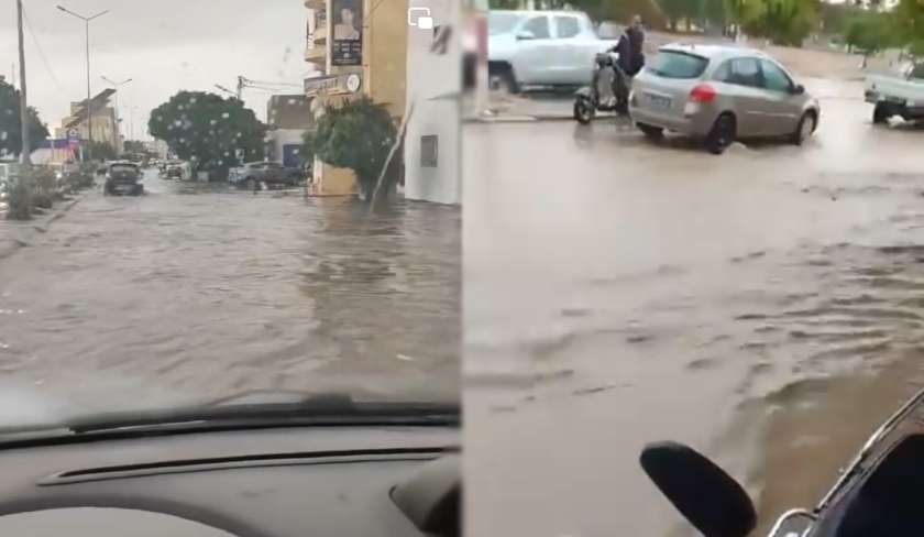 Kasserine : inondations dans plusieurs quartiers après de fortes précipitations