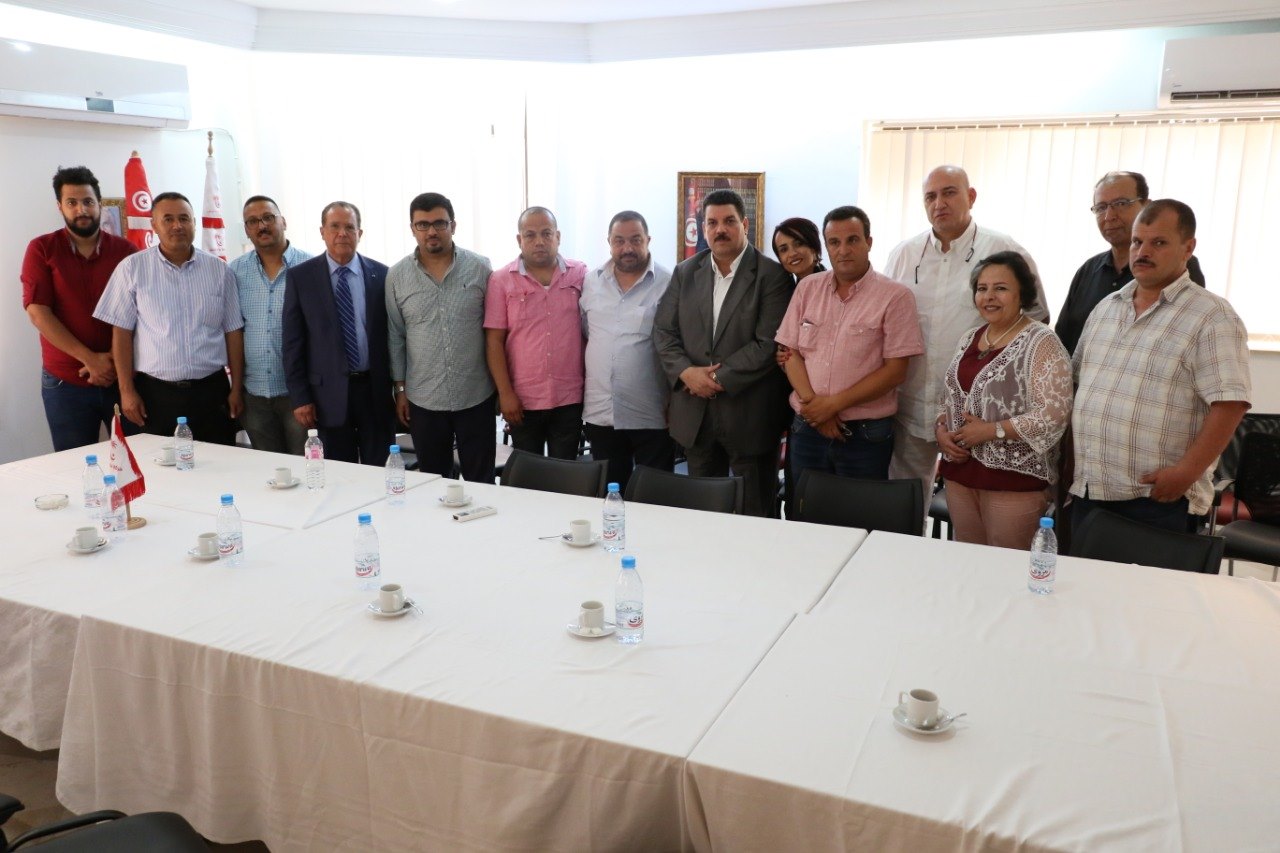 Photo du jour : Khalil Caïd Essebsi à une réunion de Nidaa Tounes