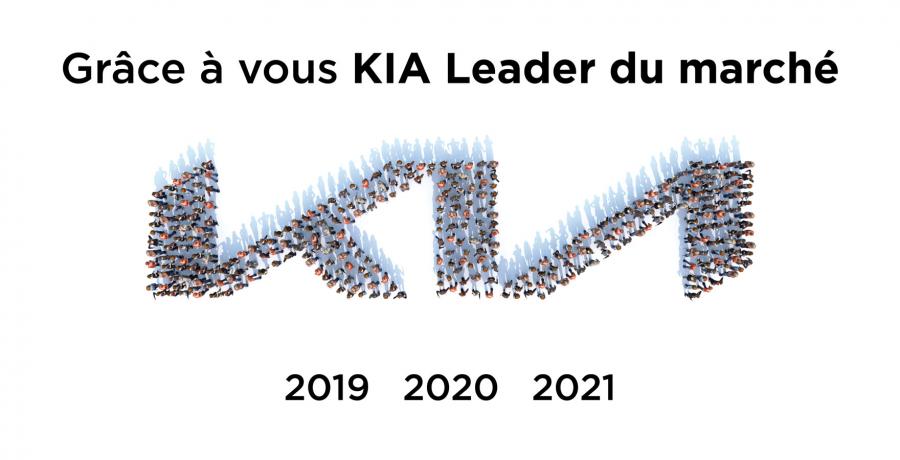 KIA est leader du marché automobile pour la 3ème année consécutive