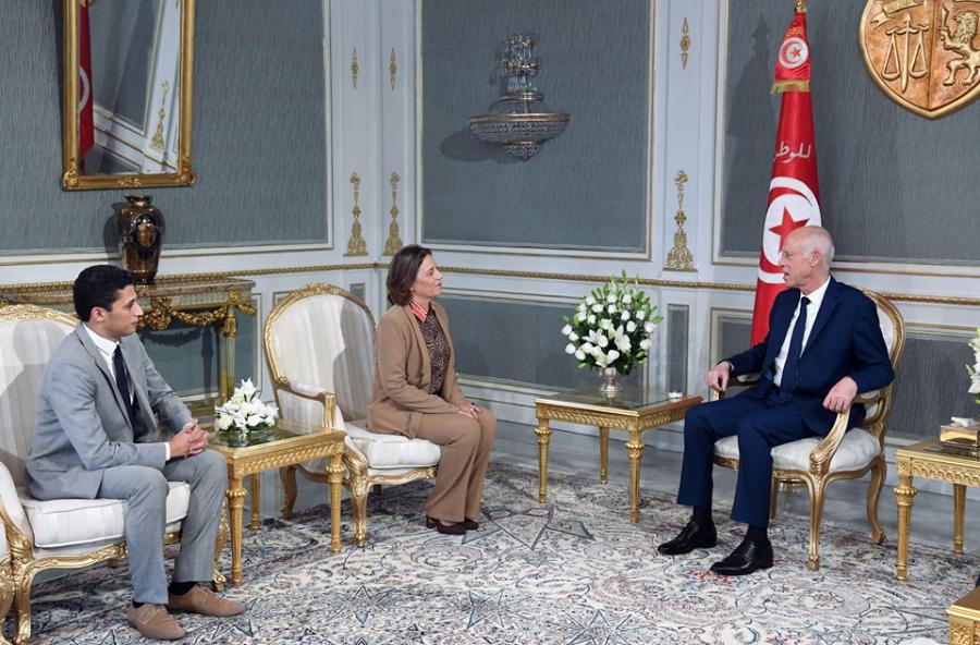 Kais Saied reçoit deux dirigeants d’Afek Tounes