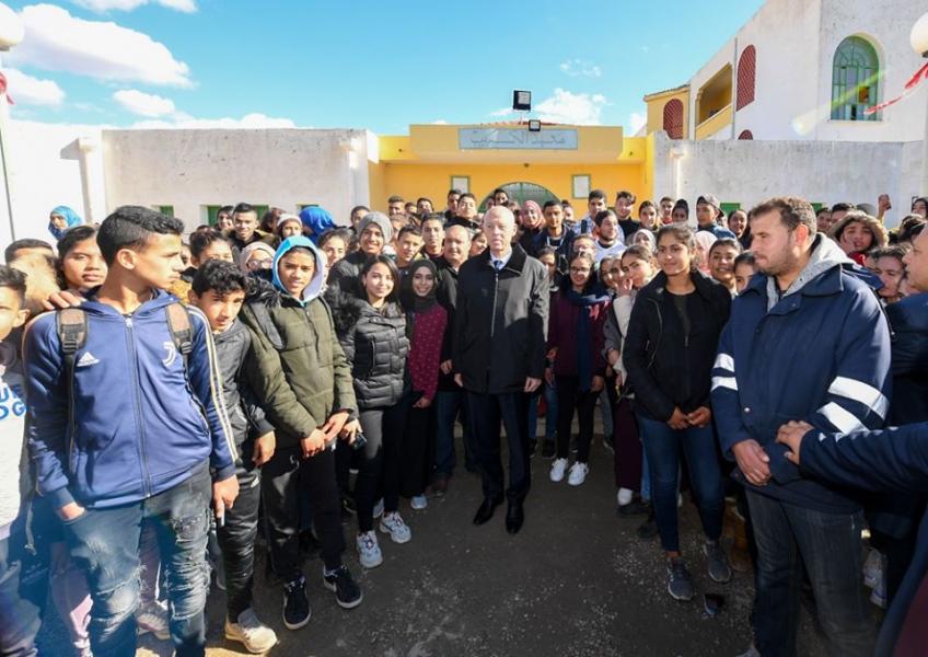 Le président Kaïs Saïed en visite dans le nord-ouest du pays