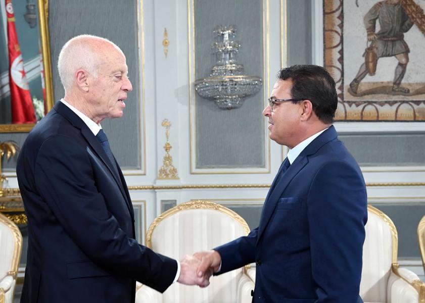 Kais Saied reçoit le secrétaire général du mouvement Echaab