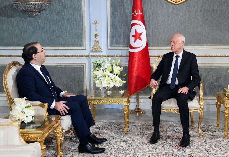 Réunion entre le président Kaïs Saïed et le chef du gouvernement Youssef Chahed
