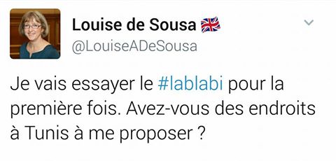 Ambassadrice cherche endroit pour lablabi…. Désespérément