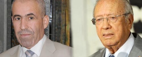 Le maréchal Béji Caid Essebsi et les cinq généraux