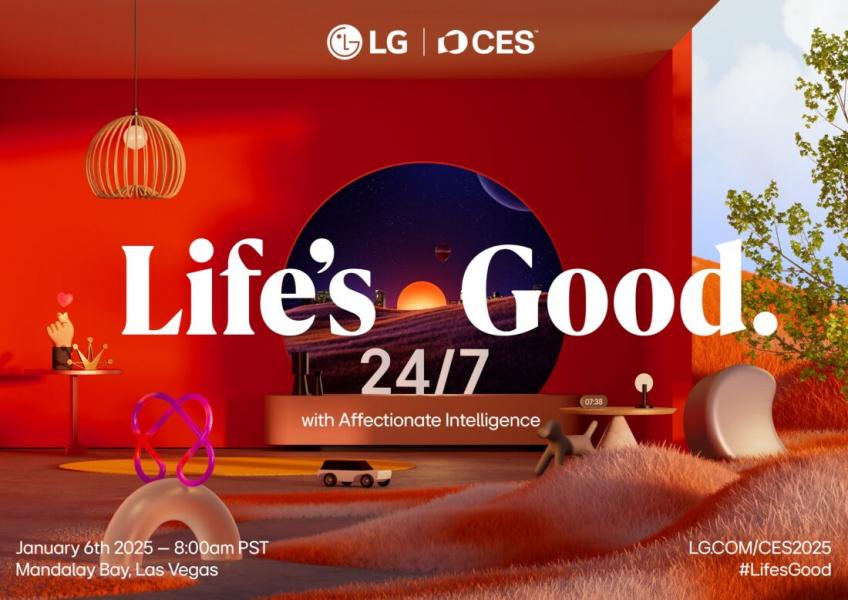 CES 2025: LG présentera "Life's Good 24/7 With Affectionate Intelligence"