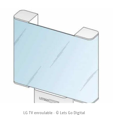 LG : des téléviseurs "enroulables" horizontalement.