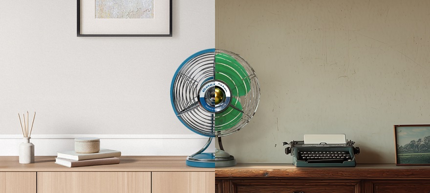 LG réinvente son emblématique ventilateur D-301 avec le Heritage Fan