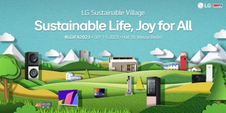 LG partagera sa vision d'une vie durable à l'IFA 2023