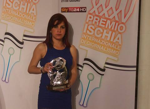La bloggeuse Lina Ben Mhenni obtient le prix international du journalisme de Ischia