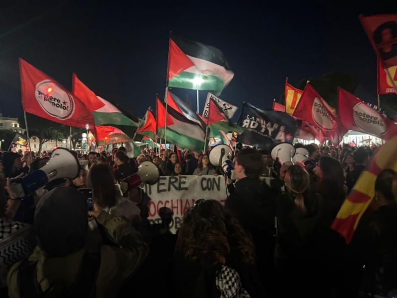 Italie: manifestations spontanées suite à l'arraisonnement de la Flottille