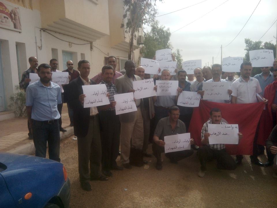 Tataouine: Marche de soutien aux forces de sécurité