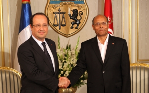 Entretien téléphonique Marzouki-Hollande: Œuvrer à trouver une solution à la crise en Libye