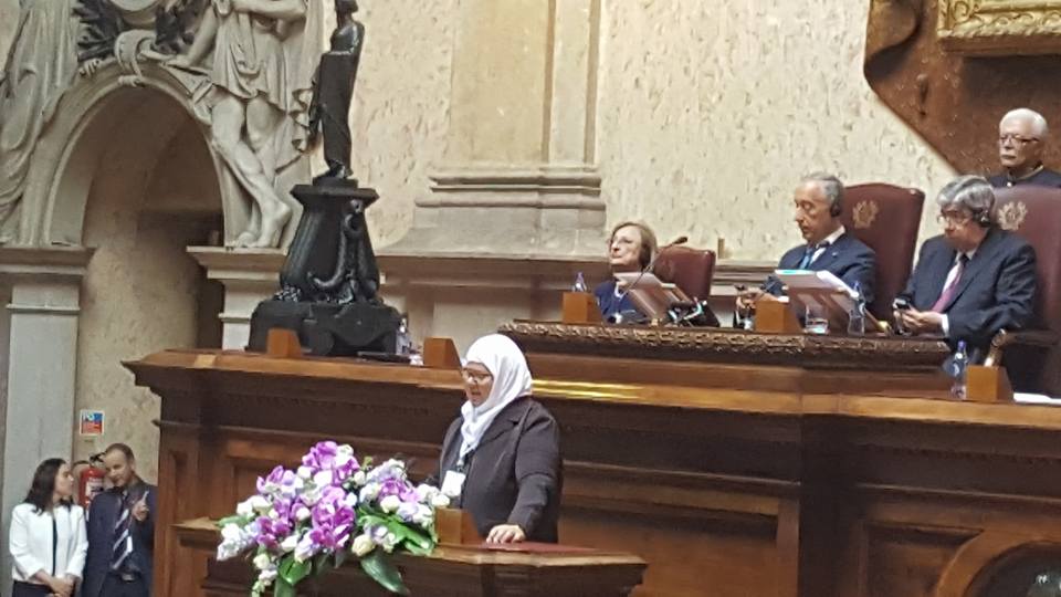 Le prix Nord-Sud 2016 du Conseil de l’Europe décerné à Lisbonne, à Mbarka Brahmi
