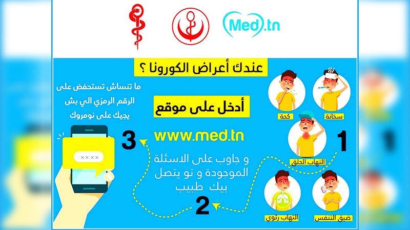 Tunisie : Un site web pour les consultations sur le COVID-19