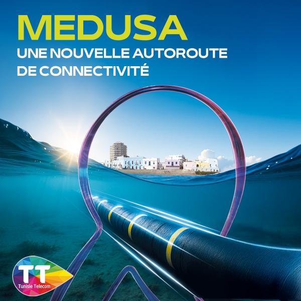 Tunisie Telecom annonce l’atterrissement du câble sous-marin Medusa à Bizerte