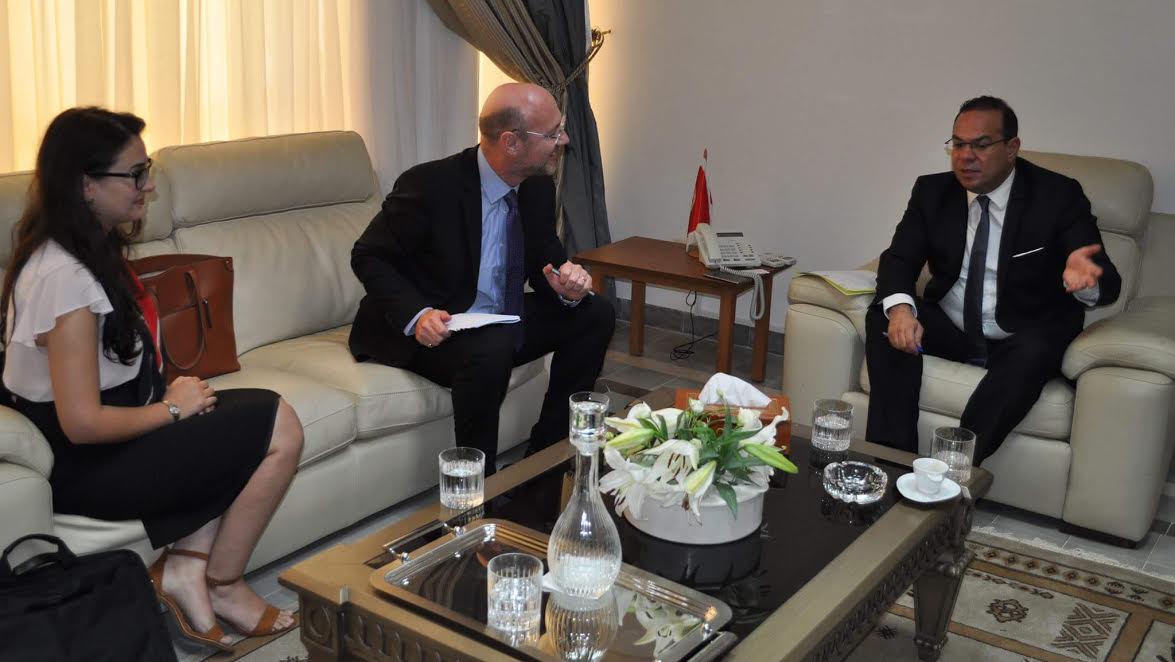 Le directeur du British Council chez Mehdi Ben Gharbia
