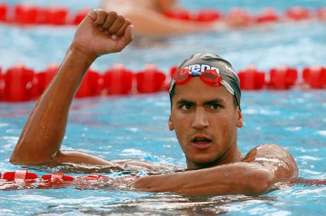 Mellouli 23ème place du 10 km nage en eau libre 