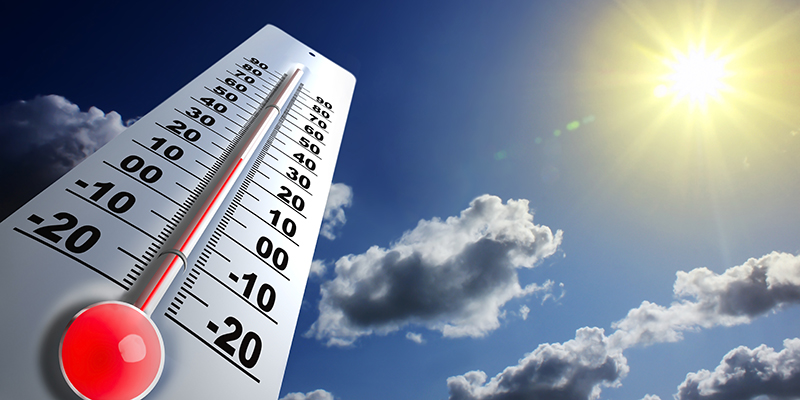 Températures entre 37 et 41 degrés avec coups locaux de Sirocco
