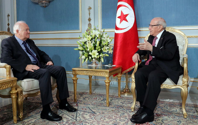 L'ancien ministre espagnol Miguel Moratinos reçu au Palais de Carthage