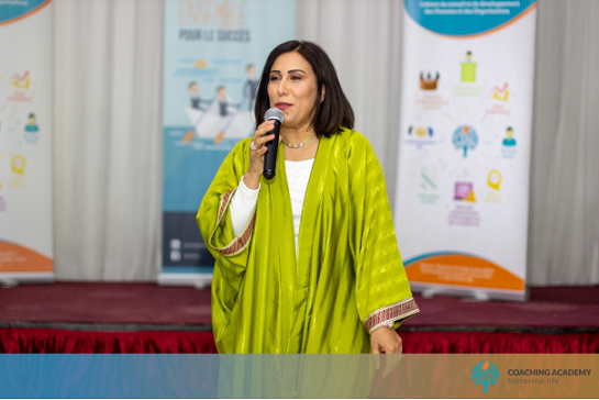 Mongia Argoubi, première femme tunisienne et africaine choisie par l'Académie internationale des formateurs en coaching