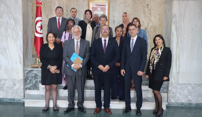 Ali Mrabet s'entretient avec le représentant de l'UNICEF en Tunisie