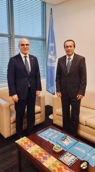 Nabil Ammar rencontre Khaled Khiari à New York