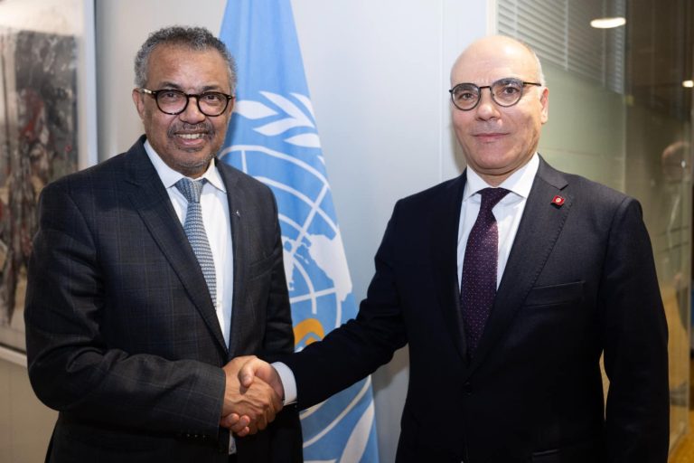 Nabil Ammar rencontre à Genève le Directeur général de l’OMS