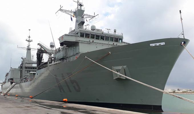 A La Goulette : Le navire de l'opération Sophia de lutte contre la migration clandestine