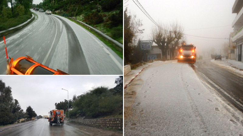 Il neige sur les hauteurs d’Ain Draham et Ghardimaou