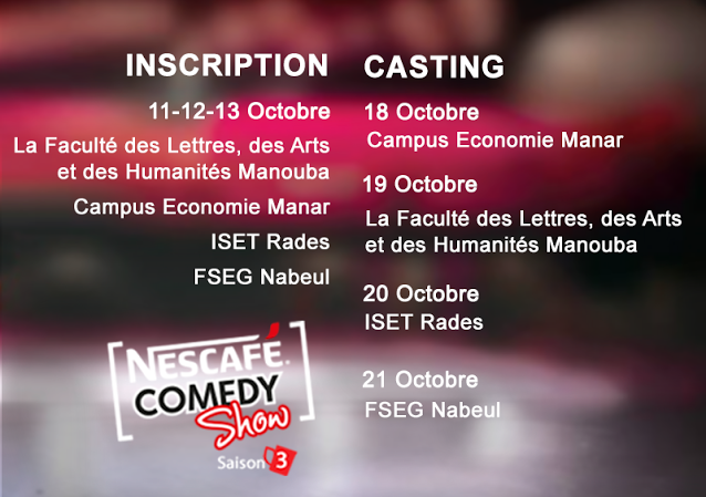 NESCAFÉ comedy show saison 3, l'aventure commence