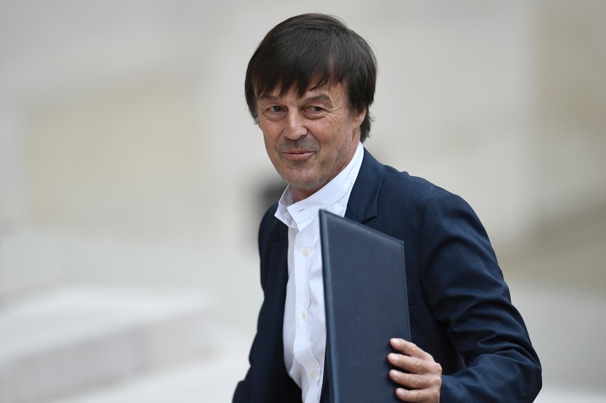 Le ministre français Nocolas Hulot annonce sa démission en direct sur antenne