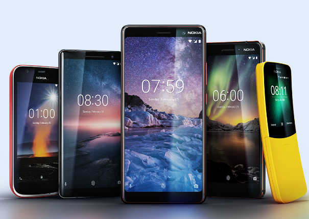 Cinq nouveaux téléphones Nokia