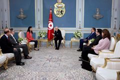 Reçue par BCE, Nourane Houas remercie la Tunisie pour les efforts accomplis pour sa libération
