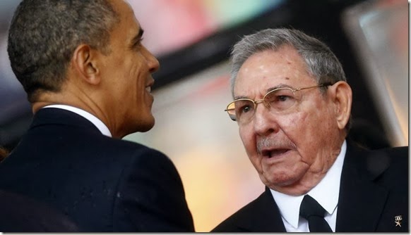 USA-CUBA: Cinquante ans après, Barack et Raul « enterrent » John et Fidel