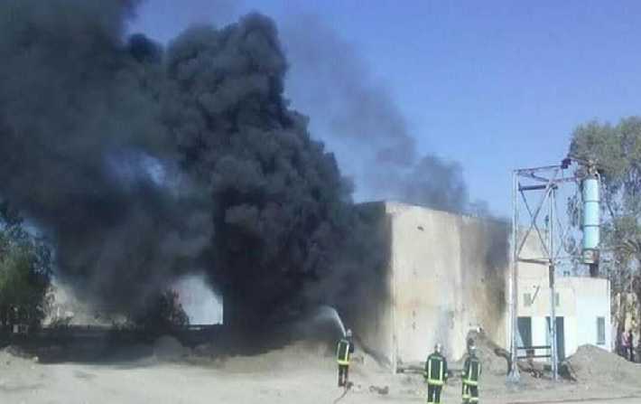 Incendie à la laverie de phosphates d’Om Larayes relevant de la C.P.Gafsa