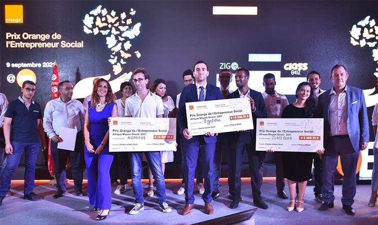 Orange Tunisie révèle les 3 lauréats du Prix Orange de l’Entrepreneur Social