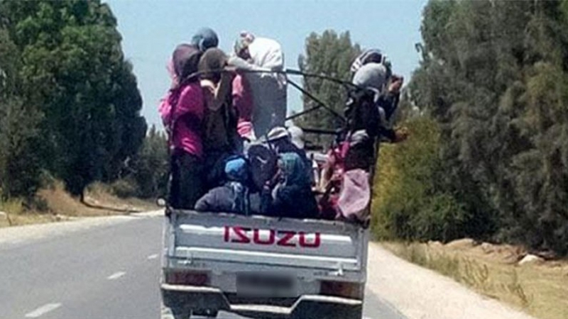Zaghouane: Deux camions transportant 24 ouvrières saisis