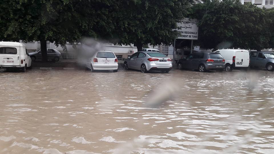 Le Grand-Tunis paralysé par des pluies torrentielles