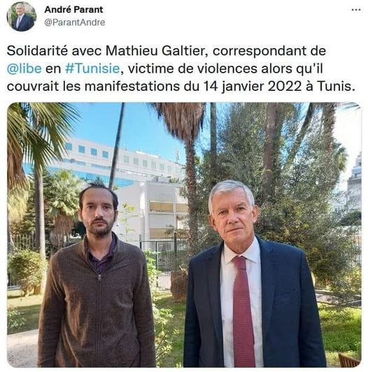 L’ambassadeur de France affirme sa solidarité avec le correspondant de Libération