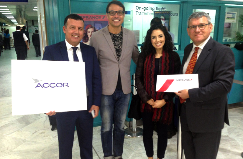 Une sportive tunisienne au Marathon de Paris avec Air France et Accor
