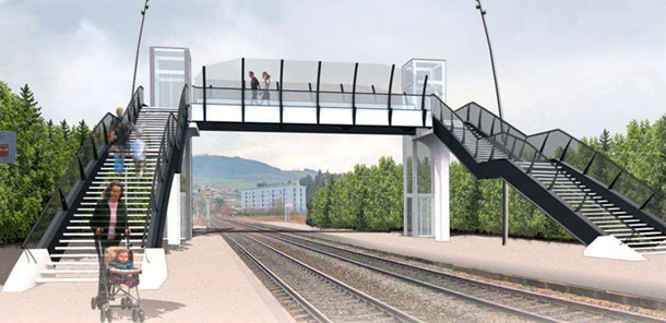 Les passerelles pour piétons bientôt équipées d'ascenseurs