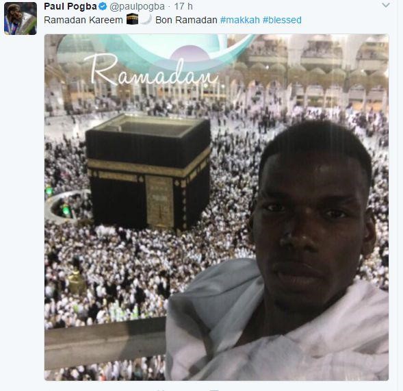 L’international français Paul Pogba effectue la « Omra » à la Mecque