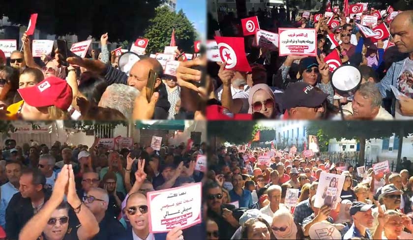Tunisie : Les partisans du PDL réclament la remise en liberté d’Abir Moussi