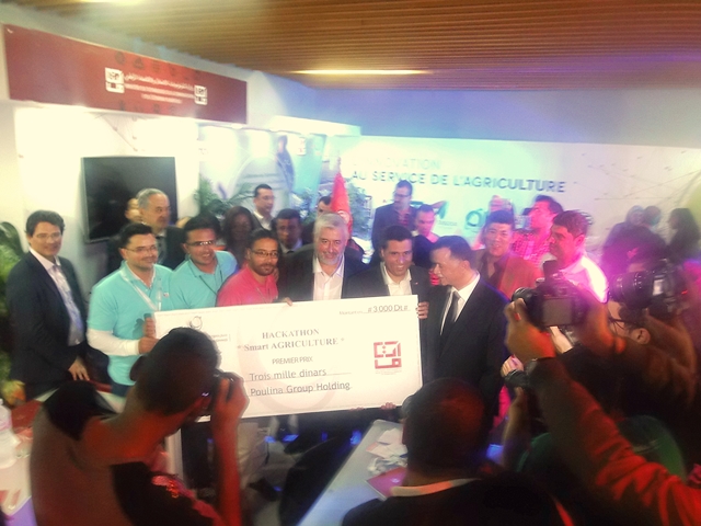 SIAMAP 2017: Poulina récompense le gagnant du 1er “Smart Agriculture Hackathon”