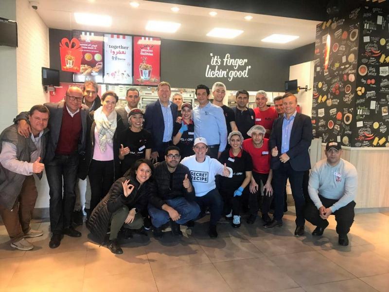 Visite en Tunisie de Tony Lowings, Global CEO de KFC